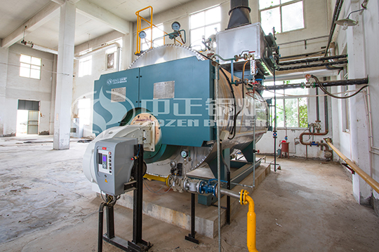 內蒙古呼和浩特2噸冷凝式燃氣蒸汽鍋爐項目