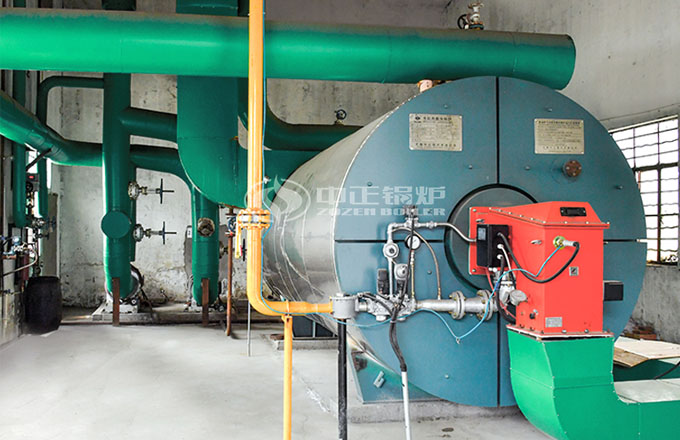 山東省東營市180萬大卡燃氣導熱油鍋爐項目